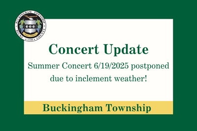 Concert tonight June 19th postposed!