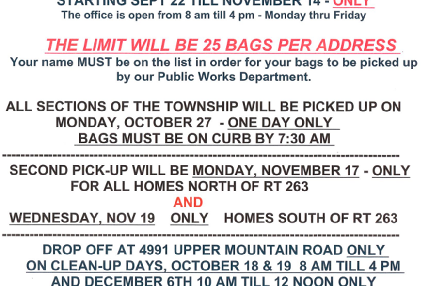 Fall Yard Waste Pick-Up- Here’s What You Need to Know!