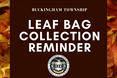 First Leaf Bag Pick-Up Monday!