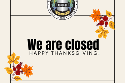 Happy Thanksgiving from Buckingham Township