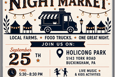 Join us for our Final Buckingham Night Market on September 25th!